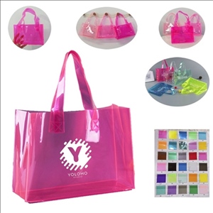 PVC Clear See-though Transparent Mini Tote Gift Packaging Bag